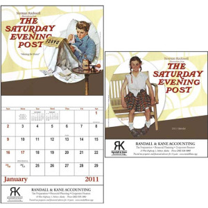 Economy Appointment Calendar - The Saturday Evening Post II Promotional Custom