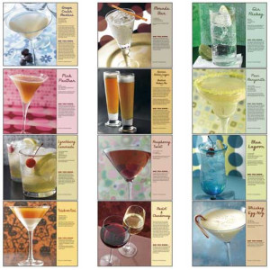 Economy Appointment Calendar - Cocktails Promotional Custom Imprinted With Logo Economy Appointment Calendar - Cocktails Promotional Custom Imprinted With Logo