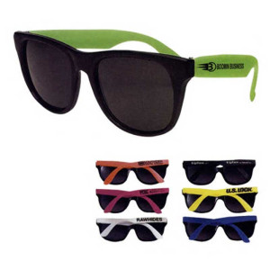 Rubberized Sunglasses Promotional Custom Imprinted With Logo