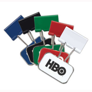 Rectangular Binder Clip Promotional Custom Imprinted With Logo Rectangular Binder Clip Promotional Custom Imprinted With Logo