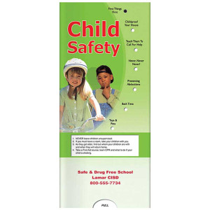 Pocket Slider: Child Safety Promotional Custom Imprinted With Logo Pocket Slider: Child Safety Promotional Custom Imprinted With Logo