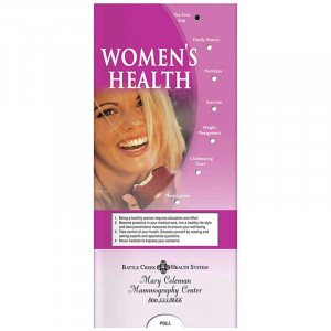 Pocket Slider: Womens Health Promotional Custom Imprinted With Logo