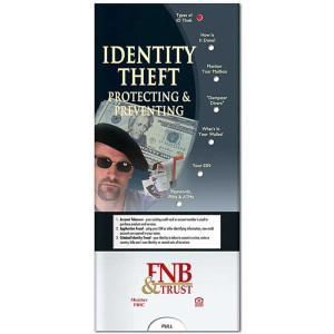 Pocket Slider: Identity Theft Promotional Custom Imprinted With Logo Pocket Slider: Identity Theft Promotional Custom Imprinted With Logo