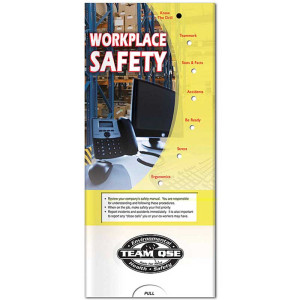 Pocket Slider: Workplace Safety Promotional Custom Imprinted With Logo Pocket Slider: Workplace Safety Promotional Custom Imprinted With Logo