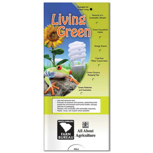 Pocket Slider: Living Green Promotional Custom Imprinted With Logo Pocket Slider: Living Green Promotional Custom Imprinted With Logo