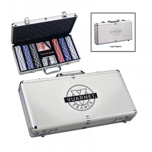 Deluxe Poker Set Promotional Custom Imprinted With Logo Deluxe Poker Set Promotional Custom Imprinted With Logo
