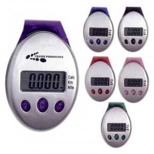 Deluxe Multi-Function Pedometer Promotional Custom Imprinted With Logo