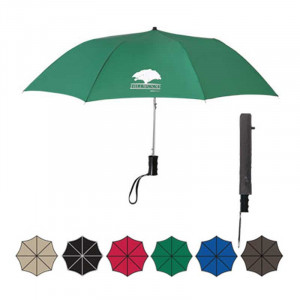 36" Arc Telescopic Folding Automatic Umbrella Custom Imprinted With Logo