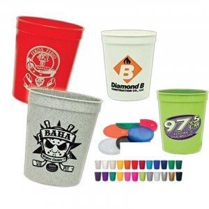 Smooth Stadium Cup - 16 Oz Promotional Custom Imprinted With Logo