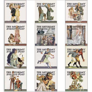 Desk Tent Calendar - The Saturday Evening Post Desk Promotional Custom Imprinted With Logo Desk Tent Calendar - The Saturday Evening Post Desk Promotional Custom Imprinted With Logo