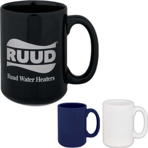 15 oz Magnum Mug Promotional Custom Imprinted With Logo