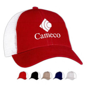 Classic Mesh Back Cap - Heat Transfer Imprint Promotional Custom Imprinted With Logo Classic Mesh Back Cap - Heat Transfer Imprint Promotional Custom Imprinted With Logo