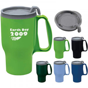 Evolve Traveler Mug - 16 oz. Promotional Custom Imprinted With Logo