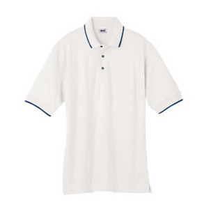 Anvil 50/50 Stain Release Sport Shirt - White Promotional Custom Imprinted With Logo