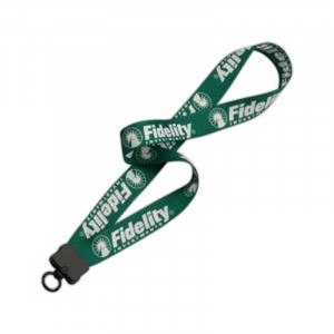 1 in. Economy Dye-Sublimated Lanyard with O-ring Promotional Custom Imprinted With Logo