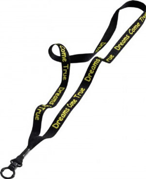 1/2 in. Economy Polyester Lanyard with O-ring Promotional Custom Imprinted With Logo
