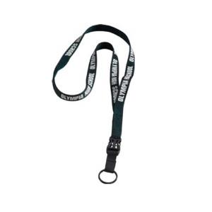 1/2 in. Nylon Slide-Release Lanyard w/Split Ring Promotional Custom Imprinted With Logo
