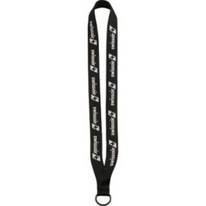 3/4 in. Recycled PET Lanyard with Sewn Split-Ring Promotional Custom Imprinted With Logo