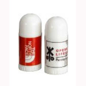 Standard Lip Balm Mini White Tube - SPF 15 Promotional Custom Imprinted With Logo