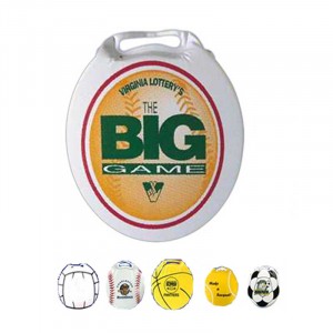 Stadium Cushions - Vinyl -  Round 14" Diameter Promotional Custom Imprinted With Logo
