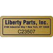 Idento Decal - 1/2in x 1 1/2in Promotional Custom Imprinted With Logo Idento Decal - 1/2in x 1 1/2in Promotional Custom Imprinted With Logo