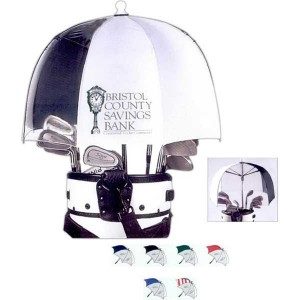 The Original Clear Panel Club Canopy Umbrella Promotional Custom Imprinted With Logo