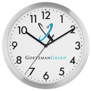 Sweda 12 in. Slim Metal Wall Clock Sweda 12 in. Slim Metal Wall Clock