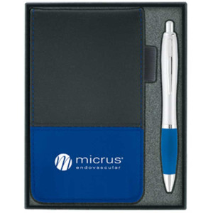 Jotter/Calculator/Ballpoint Pen Gift Set Promotional Custom Imprinted With Logo