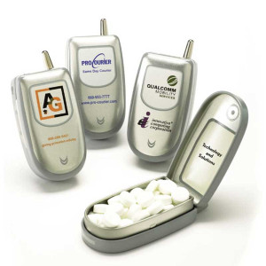 Call Me Tin Promotional Custom Imprinted With Logo