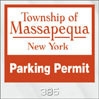 Inside Parking Permits - Adhesive Promotional Custom Imprinted With Logo