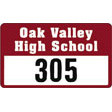 Outside Parking Permit Promotional Custom Imprinted With Logo