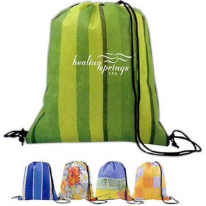Poly-Pro Patterned Drawcord Promotional Custom Imprinted With Logo Poly-Pro Patterned Drawcord Promotional Custom Imprinted With Logo