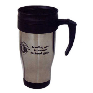16oz. Stainless Steel Mug with Slide Action Lid Promotional Custom Imprinted With Logo 16oz. Stainless Steel Mug with Slide Action Lid Promotional Custom Imprinted With Logo