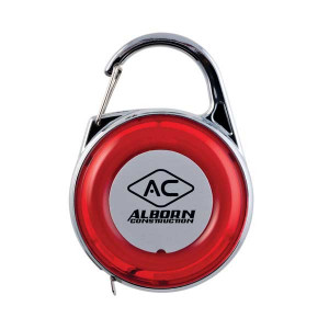 6 Foot Carabiner Tape Measure Promotional Custom Imprinted With Logo 6 Foot Carabiner Tape Measure Promotional Custom Imprinted With Logo