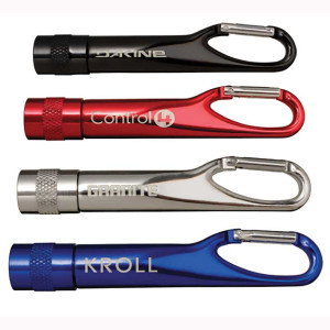 Mini Carabiner Clip Light Promotional Custom Imprinted With Logo