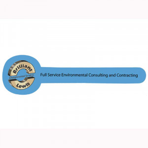 Horizontal Round Emery Board Promotional Custom Imprinted With Logo