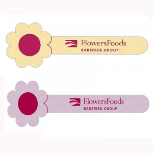 Horizontal Flower Emery Board Promotional Custom Imprinted With Logo