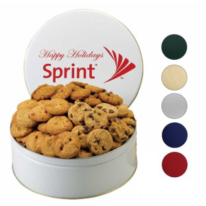 Small Mini-Cookie Tin Promotional Custom Imprinted With Logo