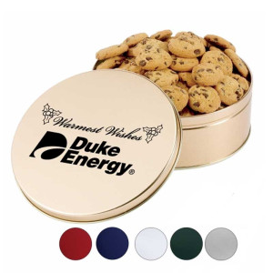 Medium Mini-Cookie Tin Promotional Custom Imprinted With Logo