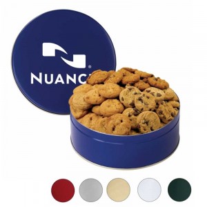 Large Mini-Cookie Tin Promotional Custom Imprinted With Logo Large Mini-Cookie Tin Promotional Custom Imprinted With Logo