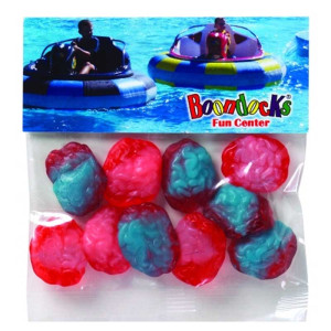 Gummy Brains - 2 Oz Promotional Custom Imprinted With Logo Gummy Brains - 2 Oz Promotional Custom Imprinted With Logo