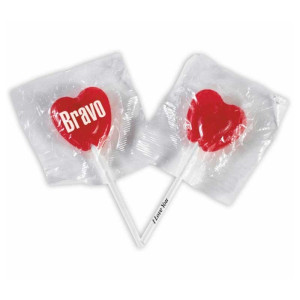 Custom Heart Lollipops Promotional Custom Imprinted With Logo Custom Heart Lollipops Promotional Custom Imprinted With Logo
