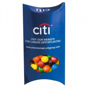 M&M's Pillow Box - 1.5 Oz Promotional Custom Imprinted With Logo