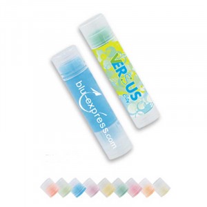SPF 15 Chap Balm - Clear Tube Promotional Custom Imprinted With Logo SPF 15 Chap Balm - Clear Tube Promotional Custom Imprinted With Logo