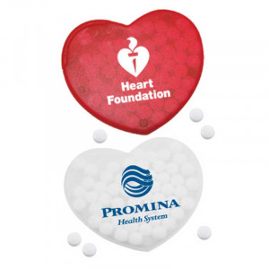 Heart Shaped Credit Card Mints Promotional Custom Imprinted With Logo Heart Shaped Credit Card Mints Promotional Custom Imprinted With Logo