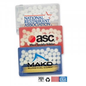 Rectangle Shaped Pick n Mints Promotional Custom Imprinted With Logo Rectangle Shaped Pick n Mints Promotional Custom Imprinted With Logo