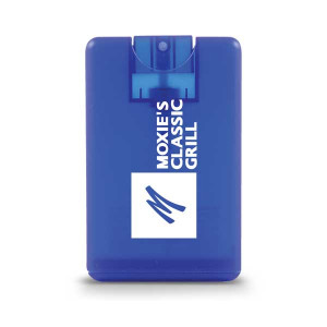 Credit Card Style Antibacterial Hand Sanitizer Spray Promotional Custom Imprinte