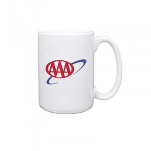 15 oz White El Grande Promotional Custom Imprinted With Logo
