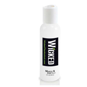 Standard Muscle & Joint Relief white bottle, white disc lid Promotional Custom Imprinted With Logo Standard Muscle & Joint Relief white bottle, white disc lid Promotional Custom Imprinted With Logo