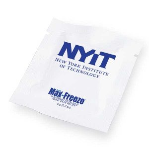 Max-Freeze Muscle & Joint Relief gel packette, small quantity, label Promotional Custom Imprinted With Logo